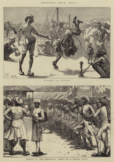 Sketches from India by Edward John Gregory